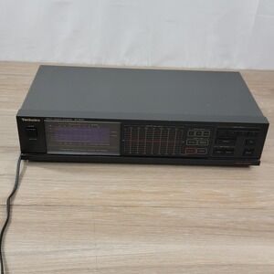 Technics SH-8036 Stereo Graphic Equalizer 7-Band Spectrum Analyzer Black Japan